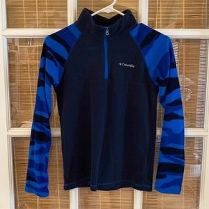 Boys Columbia 1/4 zip fleece jacket